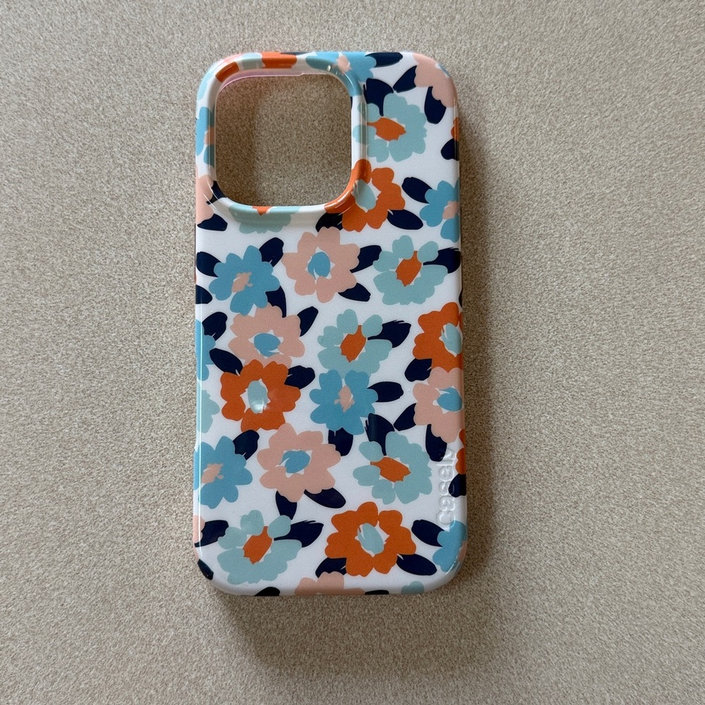 Casely iPhone 16Pro Floral Pattern Phone Case